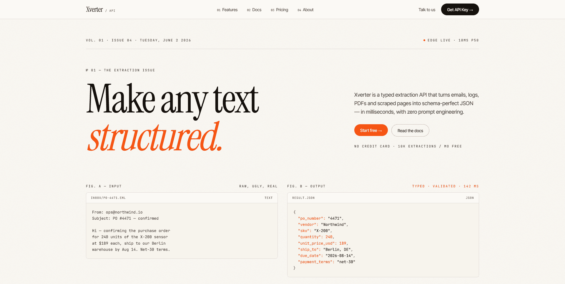 Xverter website screenshot