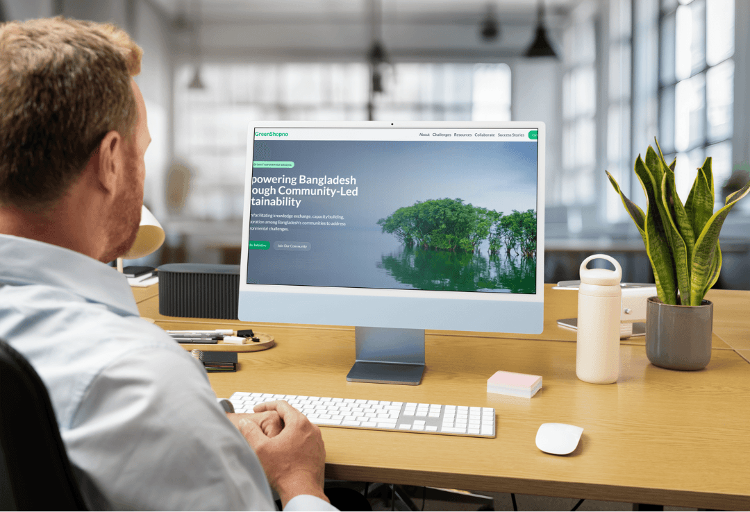 Green Shopno website screenshot